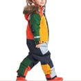 thumbnail image 3 of Kids Girls Boys Waterproof Colorful Siamese Snowsuits Ski Suits Jackets Winter Jumpsuits, 3 of 5