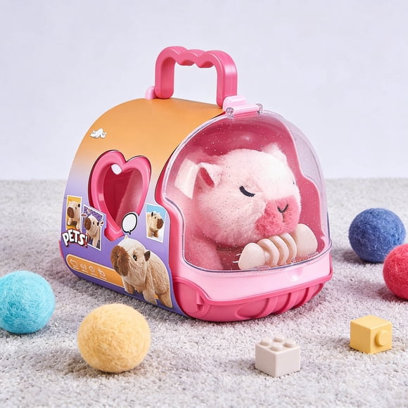 Jouet au Mouvement Réaliste et aux Sons Apaisants pour Enfants et Tout-Petits, Confort et Compagnon Câlin Interactif