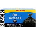 thumbnail image 1 of Great Value Regular Outdoor Garbage Bags, 1 of 4