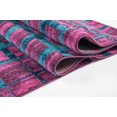thumbnail image 3 of Ladole Rugs Pink Turquoise Blue Indoor Outdoor Area Rug Mat Carpet Runner for Living Bed room Entry way Patio Small Medium Large Long Non Slip Skid Size 3x5. 4x6, 5 x 8, 7 x 10, 9 by 12, 11 feet ft, 3 of 4