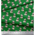 thumbnail image 3 of Soimoi Polyester Crepe Fabric Pug Dog Print Fabric by Yard 42 Inch Wide, 3 of 3