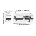 thumbnail image 2 of Door Slide Lock Keyless Entry Door Lock Thickened Stainless Steel Sliding Door Lock Easy To Replacement Parts Shelf Outdoor Kitchen Faucet Brass 64975lfgllhp Faucet Spray Head Water Faucet Kitchen, 2 of 3