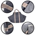 thumbnail image 4 of braveheart Canvas Log Carrier Tote Bag Accessories Multifunctional Practical Wood Storage Holder for Camping, 4 of 4