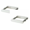 thumbnail image 1 of Oleegame 2PC Spoon And Lid Rest House Garbage Rack Foldable Plastic Bag Bracket Trash Can Support Shelf Wall Mounted Garbage Bag Bracket Plastic White, 1 of 9