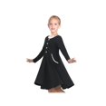 thumbnail image 2 of Robe Fille Noire Papillon Poche Vintage Française Manches Longues 7 Ans, 2 of 7