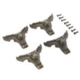 thumbnail image 3 of 4Pcs Jewelry Box Feet Tiger Feet Shape Zinc Alloy Sturdy Rustproof Corrosion Resistant Vintage Style Jewelry Box Legs, 3 of 14