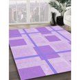 thumbnail image 3 of Ahgly Tapis d'Intérieur Lavable en Machine Carré Transitionnel Heliotrope Violet, 3 Pieds Carré, 3 of 7