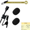 thumbnail image 1 of Omnidirectional Lavalier Lapel Clip Mic 3.5mm 3Pin 4-Pin Xlr for Wireless System M(for Mipro), 1 of 4