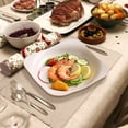 thumbnail image 1 of Yunuuuoa 2 Packs Square Snack Tray, Large Capacity Food Serving Platter, Durable Fruit and Candy Dish for Living Room Coffee Table, Home Kitchen Party Tray, Easy Clean Home Decor Servingware, 1 of 7