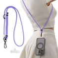 thumbnail image 4 of Phone Lanyard Crossbody with A Phone Tabs Adjustable Antitheft Phone Strap for All Phones Metal Buckles Universal Cell Phone Neck Lanyard for Women and Men, 4 of 5