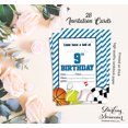 thumbnail image 5 of Darling Souvenir White Birthday Invitation Card 28 Pcs Fill or Write In Blank Invites Printable Party Supplies 5 x 7 Inches, 5 of 5