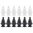 thumbnail image 1 of Miangastore Embouts de Lampe 12 Pcs 1,8 Po Embout Rond en Alliage d'Aluminium pour Café, 1 of 8