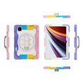 thumbnail image 2 of XYX 3in1 Rotating Stand Case for Honor Pad GT Pro 12.3 inch 2024 with Hand/Shoulder Strap, Shockproof Rugged, Colorful Pink, 2 of 7