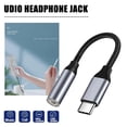 thumbnail image 3 of USB Type C Adapter to 3.5mm AUX Audio Headphone Jack Devices For Android FAST F8Y6, 3 of 8