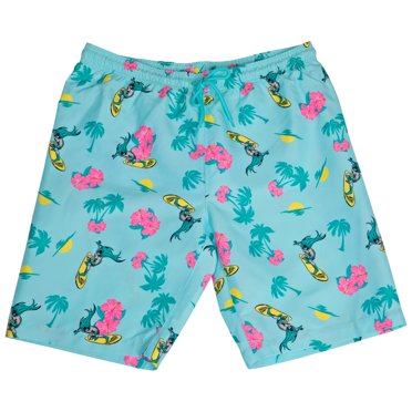 Batman Short de Surf Classique à Motif Floral - Moyen (32-34)