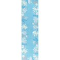 thumbnail image 1 of HomeRoots 353710 2 ft. x 7 ft. 6 in. Runner Polyester Sea Blue Area Rug, 1 of 1