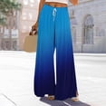 thumbnail image 2 of Sentmoon Women Sweatpants Plus Size Drawstring High Waist Womens Pants Casual with Pockets Loose Wide Leg Gradient Color Breathable Travel Pants Women Fall Active for Sports Practice L, 2 of 7