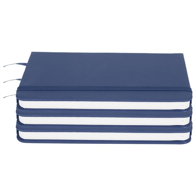 Bloc-Notes Rigide, Carnet Écologique, Protection des Yeux aux Coins Arrondis pour Écrire un Journal Bleu, Vert, Orange, Noir, Rouge