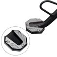 thumbnail image 4 of Motorbike Motorcycle Kick Stand Coaster Universal Easily Install Professional Accessory Aluminum Alloy Stable Replacement Study Anti Slip Grey, 4 of 8