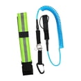 thumbnail image 1 of Almencla Surfboard Leash Lightweight Ankle Cuff Elastic Cord Leg Foot Rope Surf Leash for with Waist Belt, 1 of 8