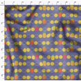thumbnail image 4 of Soimoi Tissu en Rayonne Violet Tranches de Pin et Citron Imprimé 1 Yard 56 Pouces de Large, 4 of 5