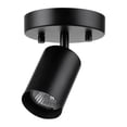 thumbnail image 1 of Pratt 1-Light Track Lighting Spotlight, Matte Black, 1 of 4