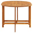 thumbnail image 2 of vidaXL Table de Jardin 130x90x72 cm Bois d'Acacia Massif, 2 of 5