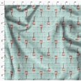 thumbnail image 4 of Soimoi Green polyester Crepe Fabric Notes & Guitar Musical Instrument Print Fabric by Yard 52 Inch Wide, 4 of 5