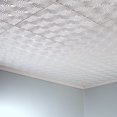 thumbnail image 5 of Fasade Cyclone Vinyl 2ft x 2ft Glue Up Ceiling Panel Gloss White 5 Pack, 5 of 5