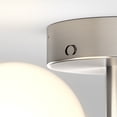 thumbnail image 2 of Artika Bloom Plafonnier Encastré Moderne, Nickel Brossé, 2 of 5