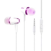 Birdeem Electronics Earbuds Wired with Microphone Noise Isolating In-Ear Headphones Powerful Heavy High Definition Earphones Compatible Most 3.5Mm