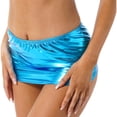 thumbnail image 4 of zdhoor Robe Crayon Moulante Mini Extensible en Cuir Verni PVC pour Femme Bleu Ciel Taille Unique, 4 of 7