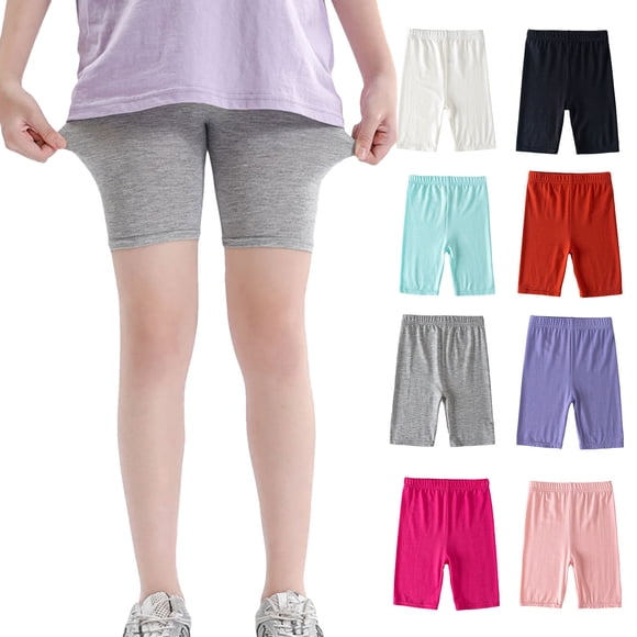 Tranfacy Girls Leggings, Shorts for girls, Kids Girls Shorts Shorts for Girls Toddler Biker Under Dress Dance Multi-Color Shorts