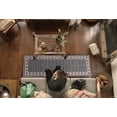 thumbnail image 3 of Gloria Non Slip Rubber Back Kitchen Rug Kitchen Runner Kitchen Mat Anti Slip Carpet (Checkered-Gray Runner (23"x84")), 3 of 6