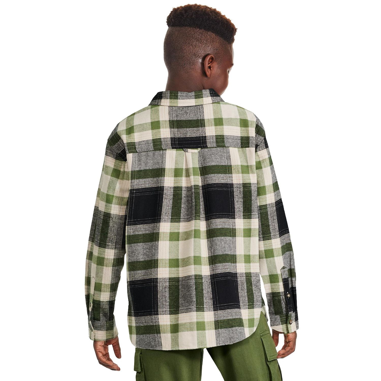 George Boys' Plaid Flannel Shirt