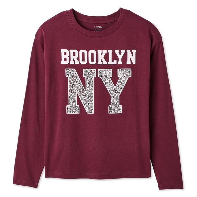 George Girls' Long-Sleeve Graphic T-Shirt