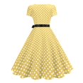 thumbnail image 4 of LOVZFMLL Robes Mode pour Femmes Col en V Sans Manches Vintage Imprimées Robes de Fête Cocktail Robes Extensibles, 4 of 9