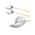 thumbnail image 1 of 2 Pcs Toilet Tank Flush Lever Front Mount Thick Universal Easy Operation Toilet Tank Flush Handle Toilet Tank Accessories Toilet Replacement Handle for Toilet, 1 of 6