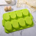 thumbnail image 4 of Silicone 8 Cavities Oval Shape Cake Mold DIY Perforated Cake Baking Mould Kitchen Baking Tool, 4 of 10