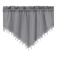 thumbnail image 2 of LSLJS Curtains Short Curtains Solid Color Curtains Triangular Curtains Household Curtains Small Curtains Through Rod Curtains, Curtains Curtains, 2 of 8
