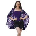 thumbnail image 2 of Moomaya Vêtements de Plage Imprimés pour Femmes Boléro à Franges Cache-Maillot Cardigan, 2 of 5