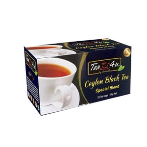 Tea4U Ceylan noir Tea Mélange spécial, 25 Sacs à thé