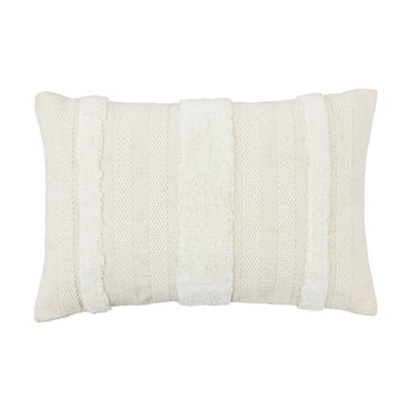 Anko Tufted Cushion 40x60 - White
