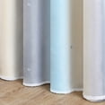 thumbnail image 2 of Yeacher 1 Pce Rideau Simple Dégradé à Étoiles Ajourées Double Couche Occultant Chambre Salon Rideau Isolant, 2 of 8
