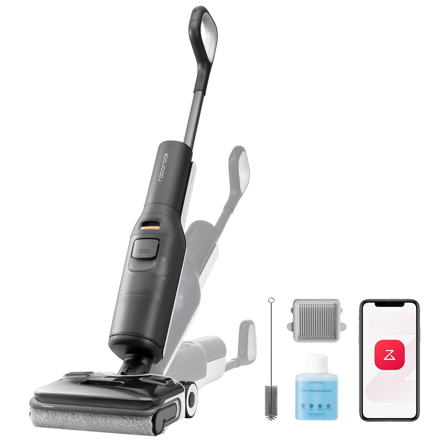 Roborock F25 ACE Smart Cordless Wet Dry Vacuum and Mop with Self-Cleaning System, Auto Detergent Dispenser, DirTect Sensor, Zero-Tangle & Streak-Free, App and Voice Control