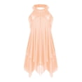 thumbnail image 1 of TSSOE Robes de Danse Ballet pour Filles Enfants Paillettes Costumes de Danse Moderne Contemporaine Robe Justaucorps Sans Manches Tenue de Danse Corail Rose 8, 1 of 5