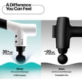 thumbnail image 3 of Vybe Premium Deep Tissue Muscle Massage Gun with 5 Speeds and 4 Attachments, 3 of 9