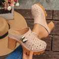 thumbnail image 2 of RXMEKW Pantoufles d'Été pour Femmes, Talons Hauts Fermés Unis à la Mode, 2 of 9