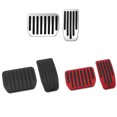 thumbnail image 2 of Ruiboury Durable Aluminum Alloy Foot Pedal Cover For Smooth Acceleration Anti Slip Throttle Brake Brake Pad red, 2 of 6