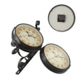thumbnail image 2 of Chendee Vintage Double Sided Wall Clock Wrought Iron Train Grand Station Style, 2 of 9